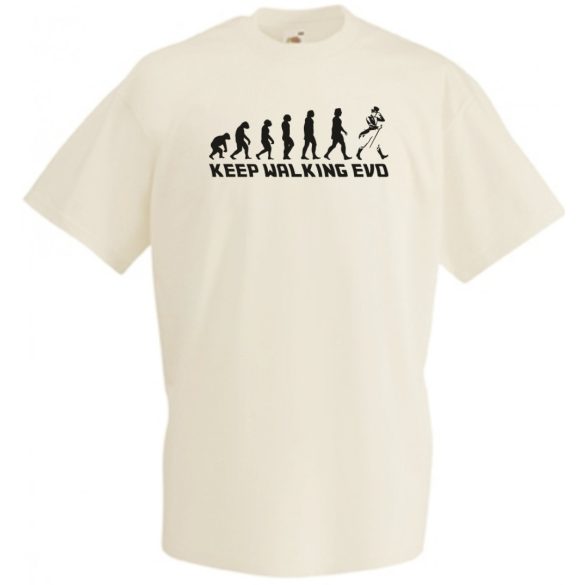 Keep Walking Evolution férfi rövid ujjú póló