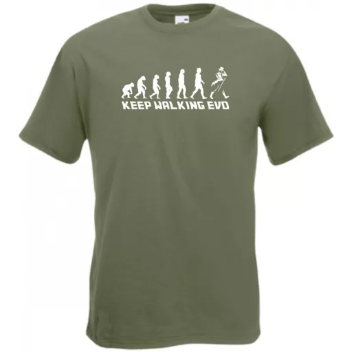Keep Walking Evolution férfi rövid ujjú póló