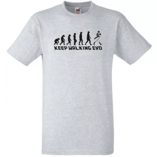 Keep Walking Evolution férfi rövid ujjú póló