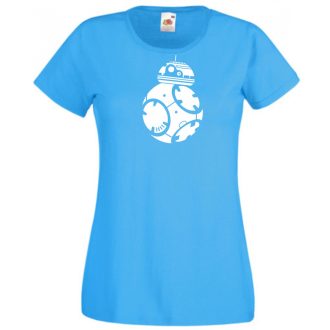 Funny Droid BB8 női rövid ujjú póló