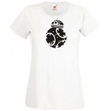 Funny Droid BB8 női rövid ujjú póló