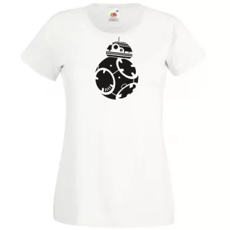 Funny Droid BB8 női rövid ujjú póló