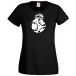 Funny Droid BB8 női rövid ujjú póló