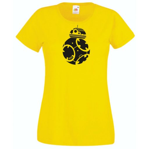Funny Droid BB8 női rövid ujjú póló