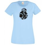 Funny Droid BB8 női rövid ujjú póló