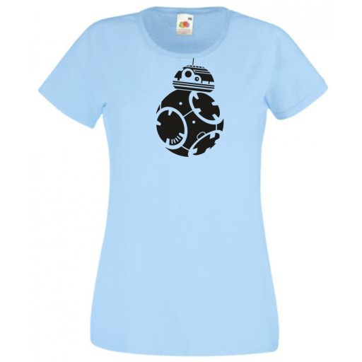 Funny Droid BB8 női rövid ujjú póló