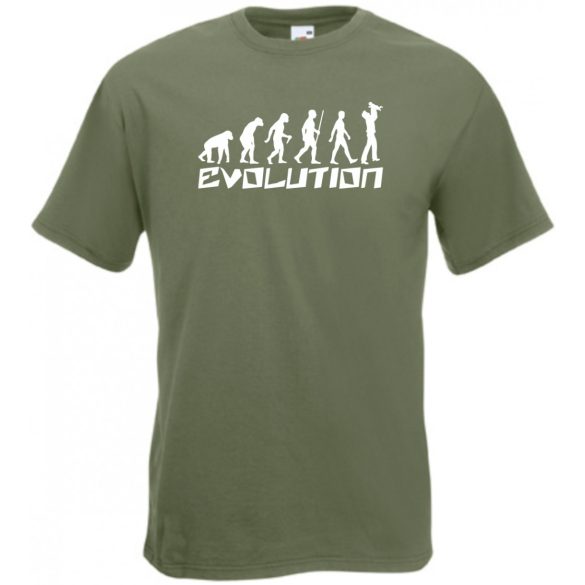 Evolúció - Apa lettem! férfi rövid ujjú póló