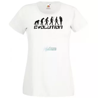 Evolúció - Anya lettem! női rövid ujjú póló