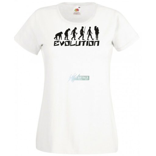 Evolúció - Anya lettem! női rövid ujjú póló