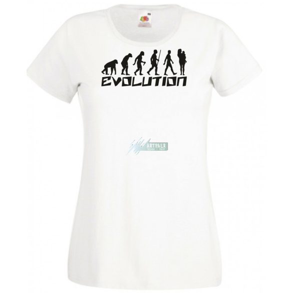 Evolúció - Anya lettem! női rövid ujjú póló