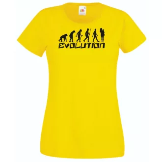 Evolúció - Anya lettem! női rövid ujjú póló