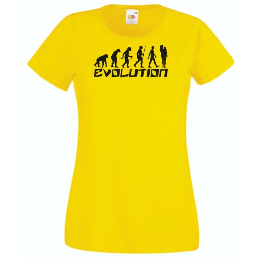 Evolúció - Anya lettem! női rövid ujjú póló