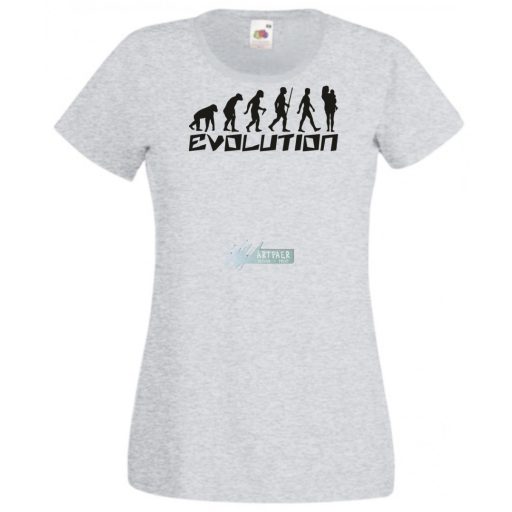 Evolúció - Anya lettem! női rövid ujjú póló