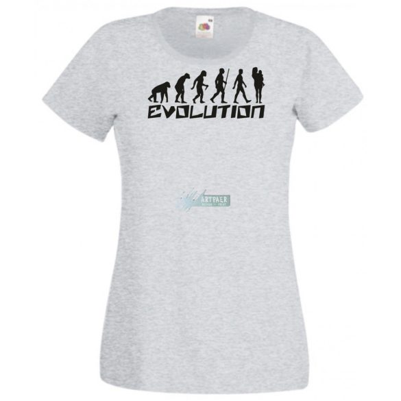 Evolúció - Anya lettem! női rövid ujjú póló
