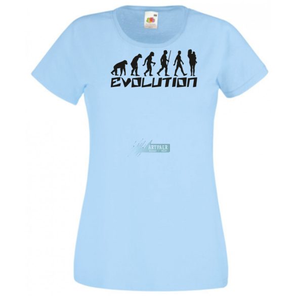 Evolúció - Anya lettem! női rövid ujjú póló