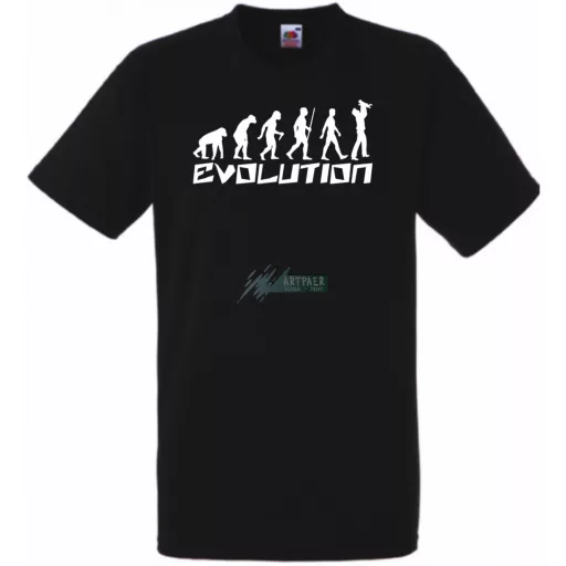 Evolúció - Apa lettem! férfi rövid ujjú póló