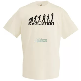 Evolúció - Apa lettem! férfi rövid ujjú póló