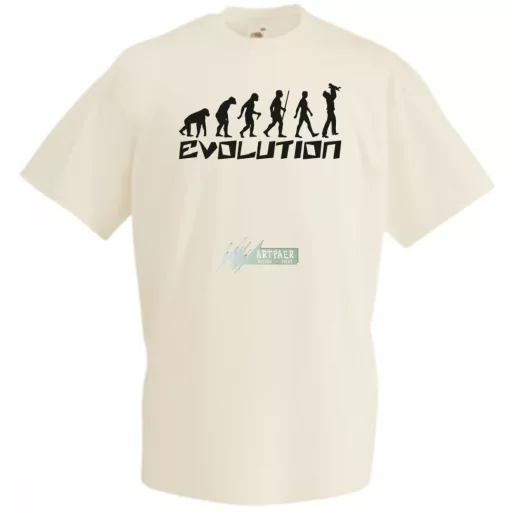 Evolúció - Apa lettem! férfi rövid ujjú póló