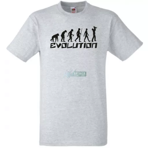 Evolúció - Apa lettem! férfi rövid ujjú póló
