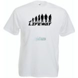 Evolúció - Életút férfi rövid ujjú póló