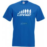 Evolúció - Életút férfi rövid ujjú póló