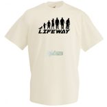 Evolúció - Életút férfi rövid ujjú póló