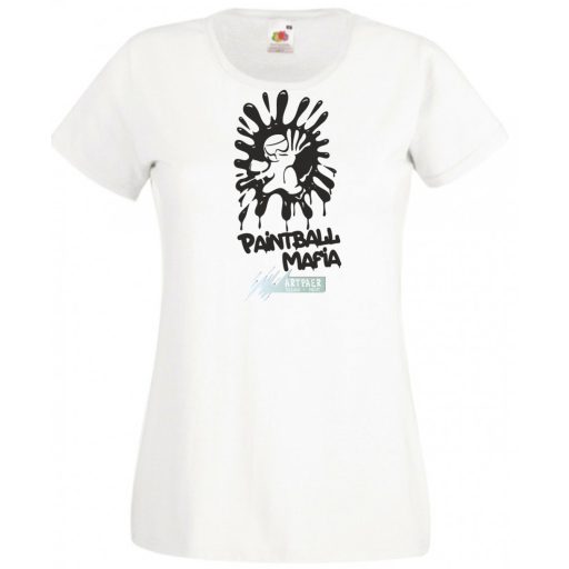 Paintball Mafia - Harci játékok női rövid ujjú póló
