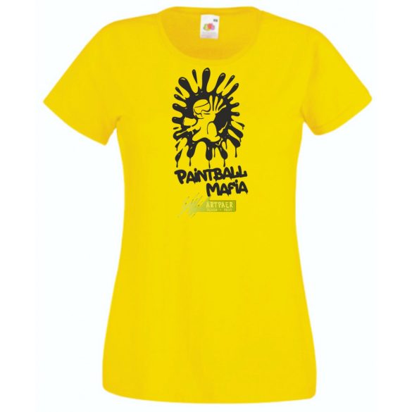 Paintball Mafia - Harci játékok női rövid ujjú póló