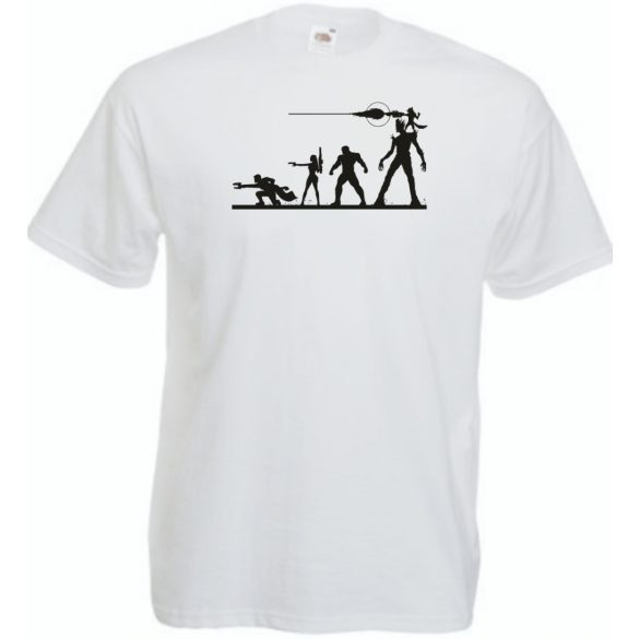 Az Őrzők stencil minima férfi rövid ujjú póló