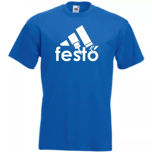 Humor Sportos munkás, festő férfi rövid ujjú póló