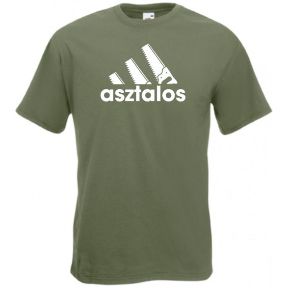 Humor Sportos munkás, asztalos férfi rövid ujjú póló