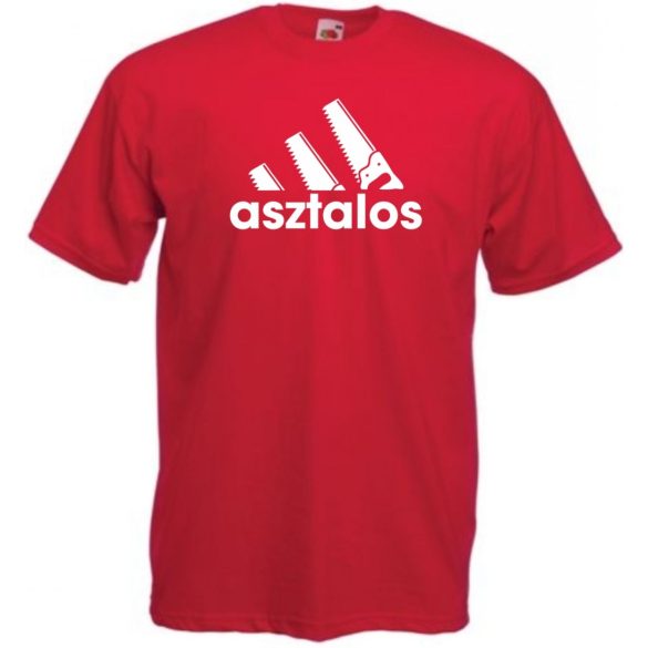 Humor Sportos munkás, asztalos férfi rövid ujjú póló