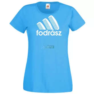 Humor Sportos munkás - Fodrász -A női rövid ujjú póló