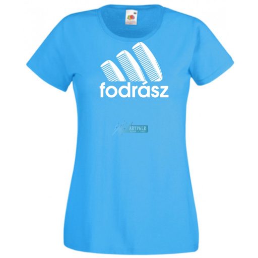 Humor Sportos munkás - Fodrász -A női rövid ujjú póló