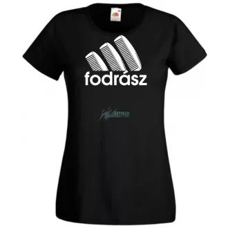 Humor Sportos munkás - Fodrász -A női rövid ujjú póló