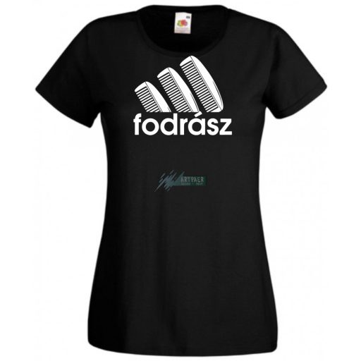 Humor Sportos munkás - Fodrász -A női rövid ujjú póló