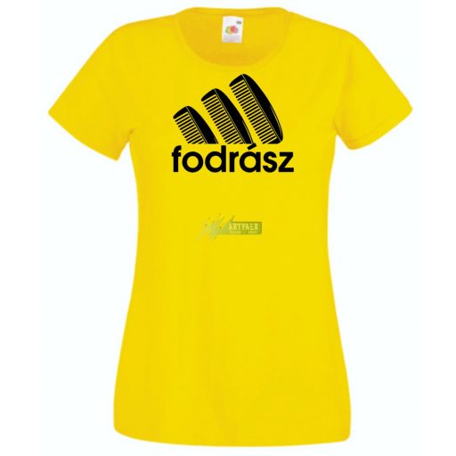 Humor Sportos munkás - Fodrász -A női rövid ujjú póló