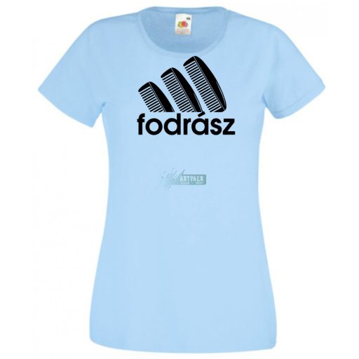 Humor Sportos munkás - Fodrász -A női rövid ujjú póló