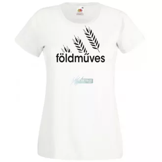 Humor Sportos munkás - Földműves női rövid ujjú póló