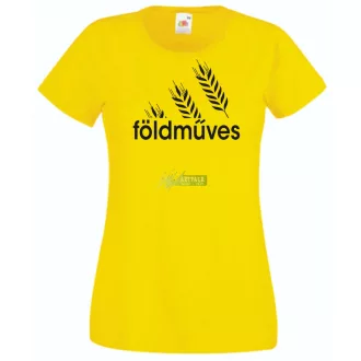 Humor Sportos munkás - Földműves női rövid ujjú póló