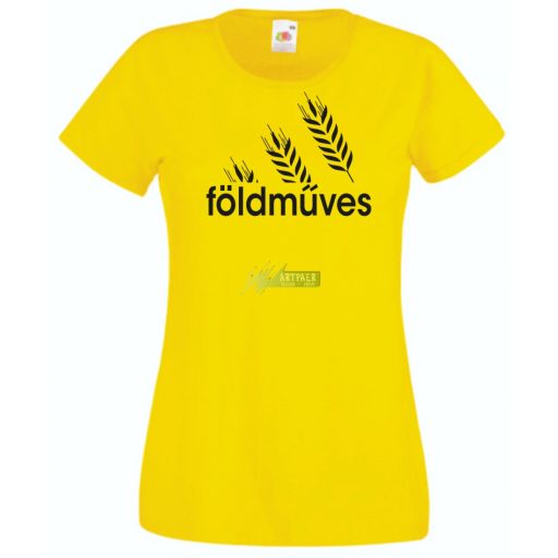 Humor Sportos munkás - Földműves női rövid ujjú póló