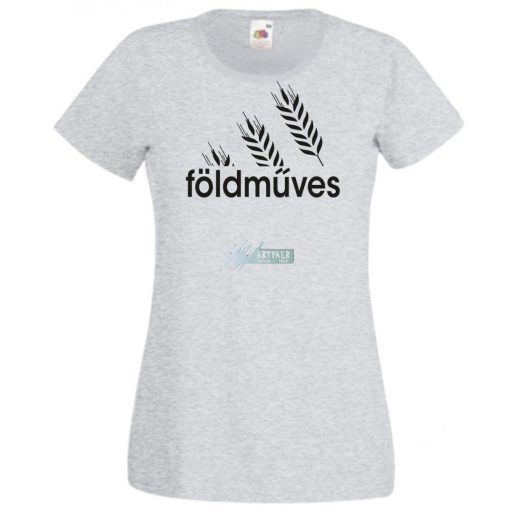 Humor Sportos munkás - Földműves női rövid ujjú póló