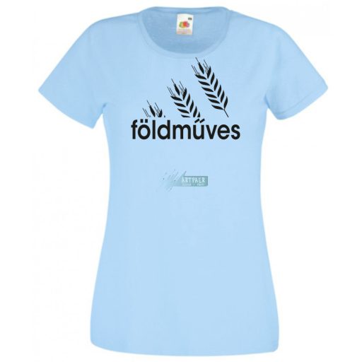 Humor Sportos munkás - Földműves női rövid ujjú póló