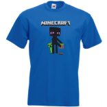 Enderman - Creeper - Minecraft stílus gyerek rövid ujjú póló