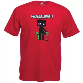   Enderman - Creeper - Minecraft stílus gyerek rövid ujjú póló