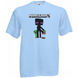 Enderman - Creeper - Minecraft stílus gyerek rövid ujjú póló