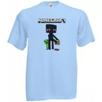   Enderman - Creeper - Minecraft stílus gyerek rövid ujjú póló