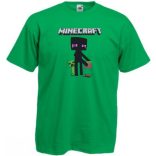 Enderman - Creeper - Minecraft stílus gyerek rövid ujjú póló
