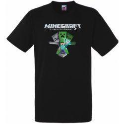 Creeper - Minecraft stílus gyerek rövid ujjú póló