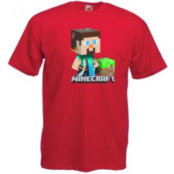   Bányászlegény - Minecraft stílus gyerek rövid ujjú póló
